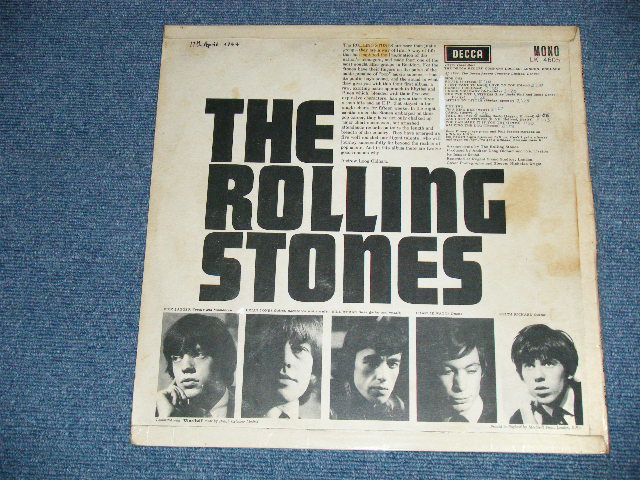 画像: ROLLING STONES - THE ROLLING STONES (  Matrix Number 1A/4A  Unboxed DECCA Label :  Ex/Ex+++ )   / 1964 UK ENGLAND ORIGINAL Mono Used LP 