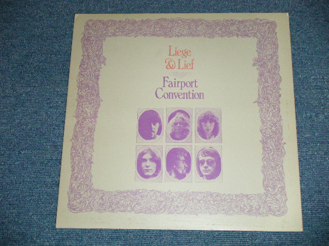 画像: FAIRPORT CONVENTION - LIEGE & LIFE  ( Matrix # A-4U/B-4U )(Ex++/ MINT-)  / 1972 Version UK ENGLAND 2nd  Press "PINK RIM Label" Used  LP 