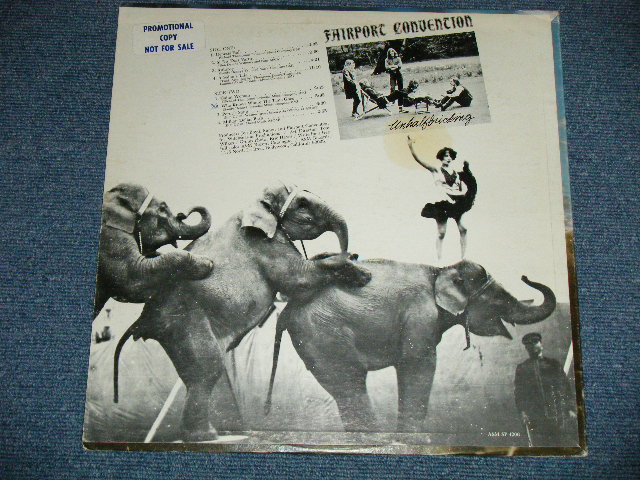 画像: FAIRPORT CONVENTION - UNHALFBRICKING  ( Matrix # A) A&M SP 4537 M1  △16331 (4) / B) A&M SP 4538 M1   △16331-x (4)  )(VG++/Ex++)  / 1969 US AMERICA ORIGINAL "1st Press "WHITE LABEL PROMO" Used  LP 