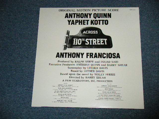 画像: ost : BOBBY WOMACK - ACROSS 110TH STREET  ( NEW ) / REISSUE RE-PRO  "BRAND NEW" LP 