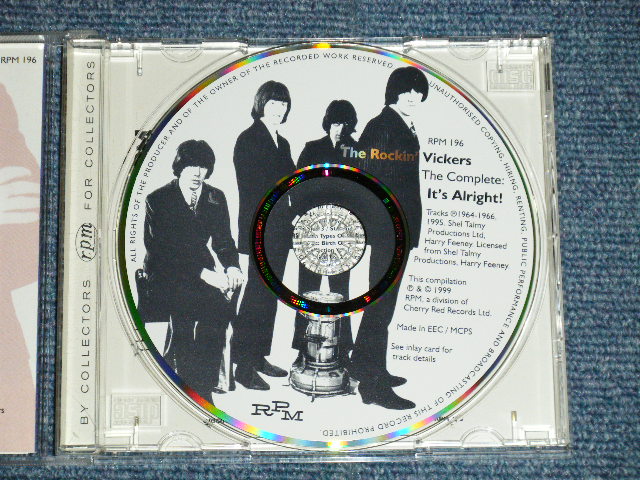 画像: The ROCXKIN' VICKERS   - The COMPLETE : IT'S ALRIGHT! ( MINT-/MINT) / 1999 UK ENGLAND ORIGINAL Used CD 