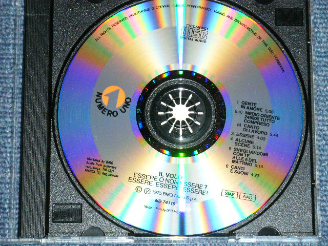 画像: IL VOLO - ESSERE O NON ESSERE? ESSERE,ESSERE,ESSERE ( MINT-/MINT)  / UK ENGLAND ORIGINAL? Used CD 