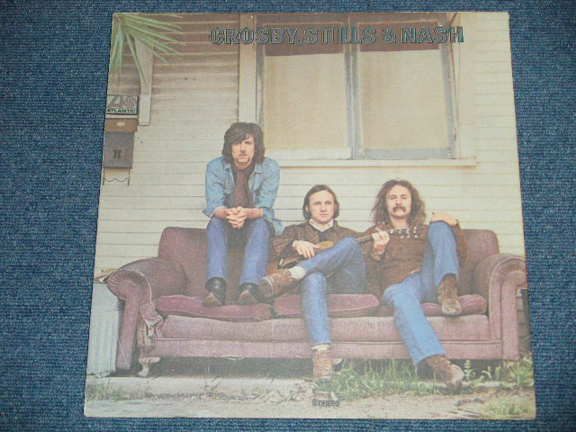 画像: CS&N / CROSBY, STILLS & NASH - CROSBY, STILLS & NASH : with SONG SHEET  (Matrix #A)ST-A-691575-C MO-RE MR AT △13395(7) aB B)ST-A-691576-C MO-RE MR AT△13395-x(11) ) aB) "MO/MONARCH Press in L.A. in CA"( Ex++/Ex++ Looks:MINT-)  / 1969 US AMERICA ORIGINAL "TEXTURED Cover" 1st Press Label "1841 BROADWAY at Bottom Label"  Used LP 