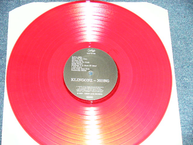 画像: KLINGONZ -  MONG LIVE ( BRAND NEW) /  2003 GERMAN ORIGINAL ""Limited RED WAX Vinyl" "BRAND NEW"  LP 