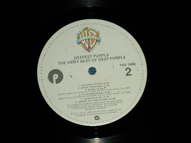 画像: DEEP PURPLE - DEEPEST PURPLE : THE VERY BEST OF ( Ex++/MINT-)   / 1980 US AMERICA ORIGINAL Used LP 