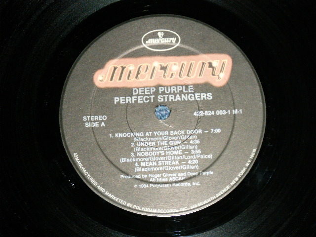 画像: DEEP PURPLE -  PERFECT STRANGERS （MINT/MINT)  / 1984 US AMERICA ORIGINAL Used  LP 