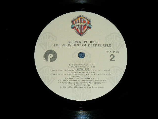 画像: DEEP PURPLE - DEEPEST PURPLE : THE VERY BEST OF ( Ex+++/MINT-)   / 1980 US AMERICA ORIGINAL Used LP 