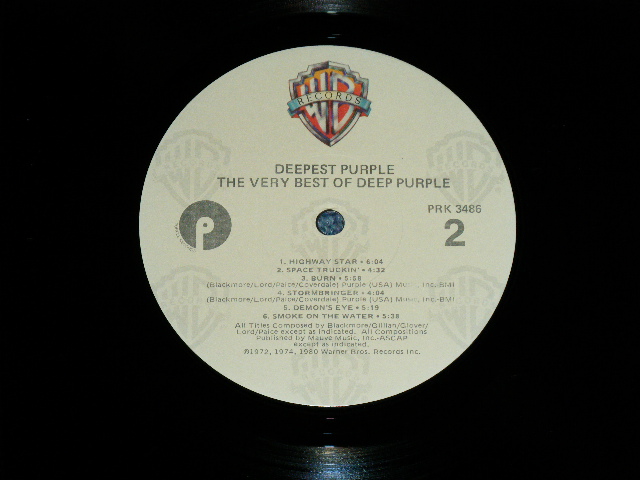 画像: DEEP PURPLE - DEEPEST PURPLE : THE VERY BEST OF (Ex+++/MINT-) / 1980 US AMERICA ORIGINAL Used LP 