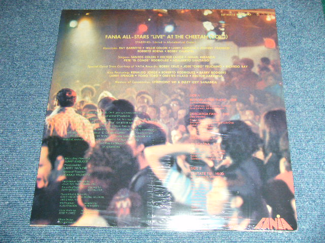 画像: FANIA ALL STARS - LIVE AT THE CHEETAH (VOL.1) ( SEALED ) /   US AMERICA REISSUE "BRAND NEW SEALED"  LP