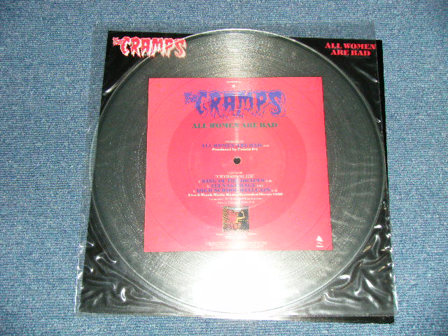 画像: THE CRAMPS -  ALL WOMAN ARE BAD( MINT-/MINT-) /1990 UK ENGLAND "Limited PICTURE Disc" Used 12"