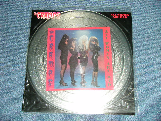 画像1: THE CRAMPS -  ALL WOMAN ARE BAD( MINT-/MINT-) /1990 UK ENGLAND "Limited PICTURE Disc" Used 12"