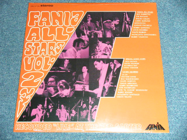 画像1: FANIA ALL STARS - VOL.2 RECORDS LIVE AT THE RED GARTER  ( SEALED ) /   US AMERICA REISSUE "BRAND NEW SEALED"  LP