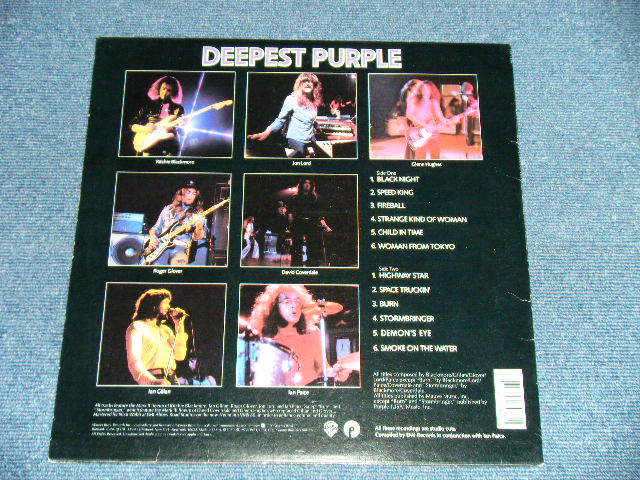 画像: DEEP PURPLE - DEEPEST PURPLE : THE VERY BEST OF ( Ex++/MINT-)   / 1980 US AMERICA ORIGINAL Used LP 