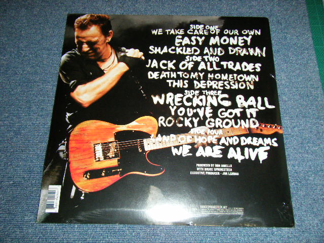 画像: BRUCE SPRINGSTEEN - WRECKING BALL ( SEALED ) / 2012 US AMERICA ORIGINAL "180 gram Heavy Weight"  "BRAND NEW SEALED"  2LP