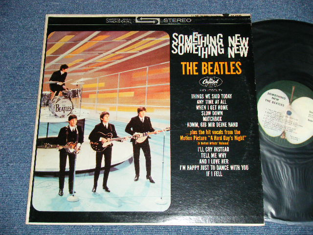 画像1: The BEATLES -  SOMETHING NEW ( Matrix # A) ST-1-2108-R13 #3 /B) ST-2-2108-R15#2  : Ex+/Ex+++ ) / US REISSUE "1969 Version? 'MFD By APPLE on Label" Used LP 