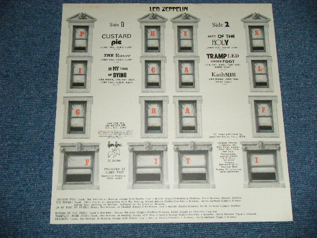 画像: LED ZEPPELIN - PHYSICAL GRAFFITI  ( Matrix # A) D /B)C /C) B /D) F) ( Ex+++/MINT  )  / 1975 US AMERICA  ORIGINAL Used 2-LP's With ORIGINAL INNER SLEEVE   