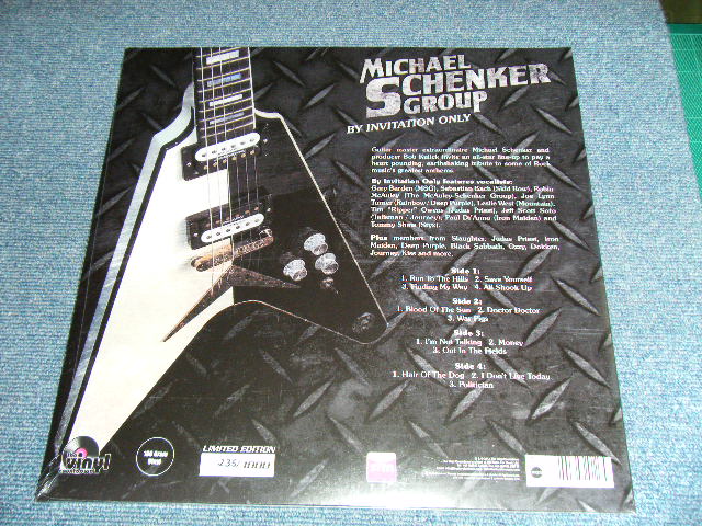 画像: MSG / MICHAEL SCHENKER GROUP - BY INVITATION ONLY (2 LP's) ( SEALED) / 2012 GERMAN  ORIGINAL "Double 180 Gram Heavy Weight" "BRAND NEW SEALED" 2 LP's  