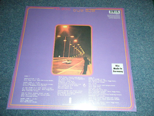 画像: NICK DRAKE - BRYTER LAYTER  (SEALED)   / 2013 US AMERICA + GERMAN Press  REISSUE "Brand New SEALED"  LP 