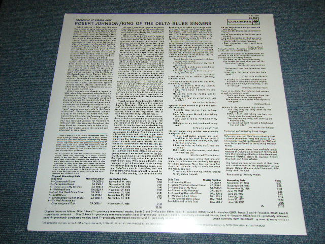 画像: ROBERT JOHNSON - KING OF THE DELTA BLUES SINGERS ( SEALED)  / US ReissueLimited "180 Gram Heavy Weight" "BRAND NEW SEALED" LP