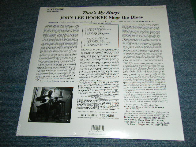 画像: JOHN LEE HOOKER - THAT'S MY STORY : SINGS THE BLUES ( SEALED)  / US Reissue Sealed LP 