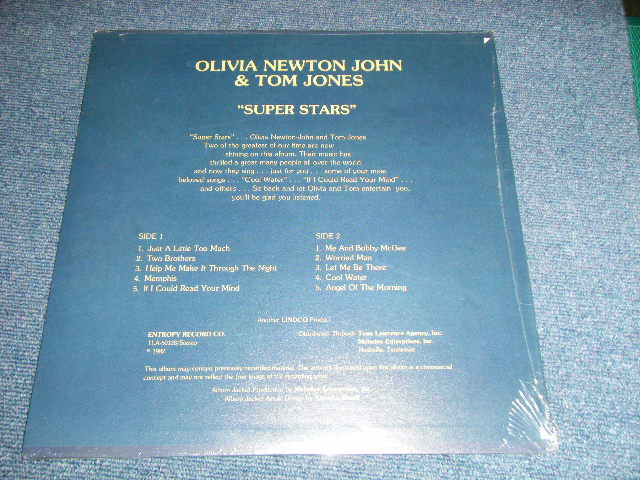 画像: OLIVIA NEWTON-JOHN + TOM JONES  ( SEALED )  / 1982 US AMERICA ORIGINAL "BRAND NEW SEALED" LP 