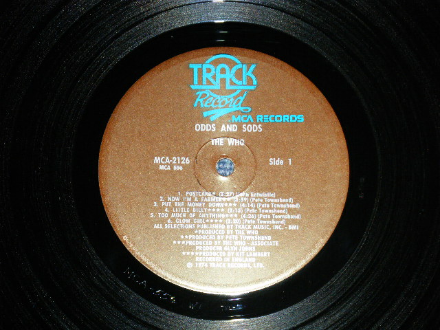 画像: THE WHO  -  ODDS & SODS  ( Matrix # W1/W2 ) ( MINT-/MINT- )/ 1974 US AMERICA ORIGINAL "COMPLETE Set"   Used  LP 