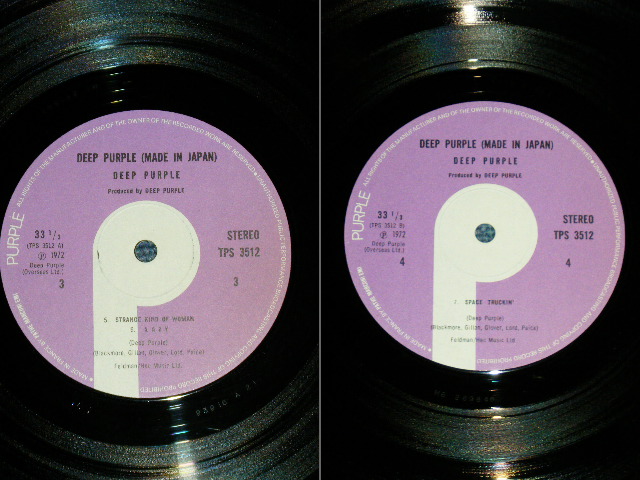 画像: DEEP PURPLE - MADE IN JAPAN  ( Ex+++/MINT-)   / 1972 "UK ORIGINAL Export Jacket + FRANCE ORIGINAL WAX" Used 2-LP's 