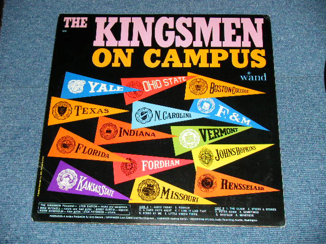 画像: THE KINGSMEN -  ON CAMPUS  ( Ex++/MINT-)  / 1965 US AMERICA ORIGINAL MONO Used LP 
