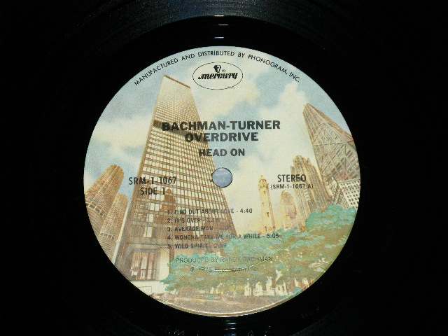 画像: BACHMAN-TURNER OVERDRIVE (of The GUESS WHO, RANDY)-  HEAD ON (Ex+++/MINT-) / 1975  US AMERICA ORIGINAL  Used LP 