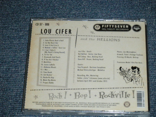画像: LOU CIFER - ROCK! BOP! ROCKVILLE ( SEALED )   / 2012 "BRAND NEW SEALED" CD