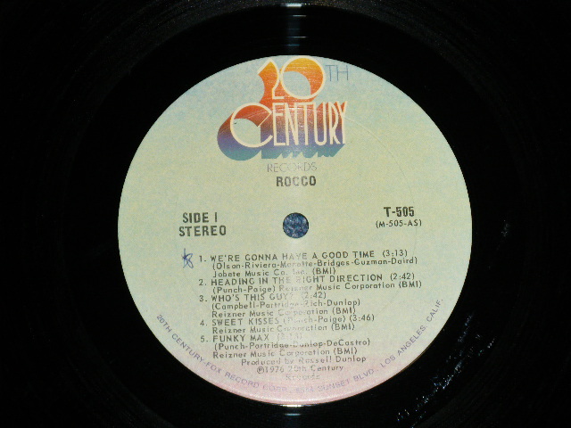 画像: ROCCO - ROCCO (FUNKY ROCK) ( VG+++/Ex++) / 1976  US AMERICA ORIGINAL Used LP 