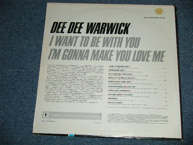 画像: DEE DEE WARWICK - I WANT TO BE WITH YOU : I'M GONNA MAKE YOU LOVE ME  ( Ex+/Ex++ Looks:Ex+ )  / 1967 US AMERICA ORIGINAL "MONO" Used LP