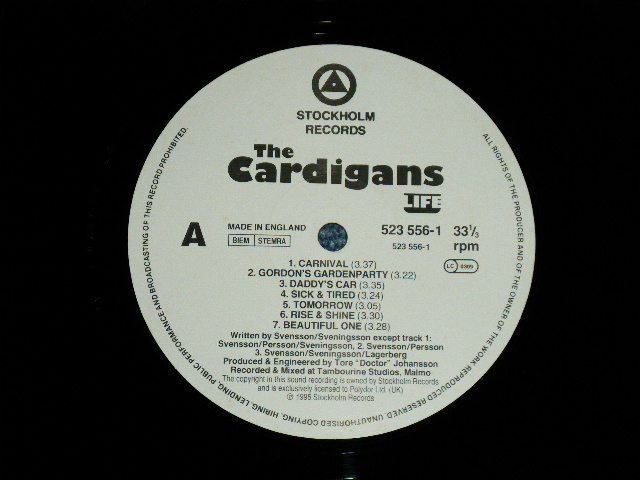 画像: The CARDIGANS - LIFE ( Ex+++/MINT- )  / 1995 UK ENGLAND ORIGINAL Used LP