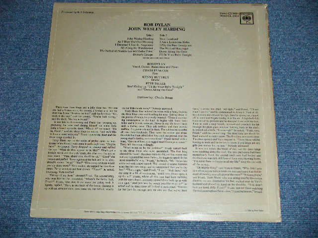 画像: BOB DYLAN -  JOHN WESLEY HARDING ( Matrix Number : 1C/1H)(Ex++/Ex+++ )   / 1968 US AMERICA  ORIGINAL 1st PRESS "360 SOUND Label" STEREO LP 