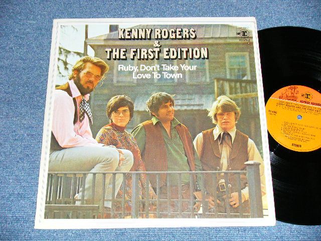 画像1: KENNY ROGERS & The FIRST EDITION  - RUBY,DON'T TAKE YOUR LOVE TO TOWN (Ex++/Ex++ ) / 1969 US AMERICA ORIGINAL  1st Press"BROWN with ORANGE ROUND "wr" Logoon Top Label" Used LP 