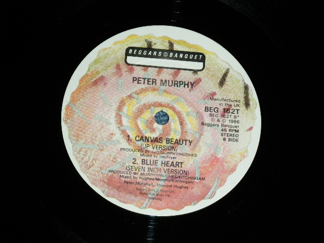 画像: PETER MURPHY of BAUHAUSE - BLUE HEART  ( Ex++/MINT- )  / 1986  UK ENGLAND   ORIGINAL Used LP