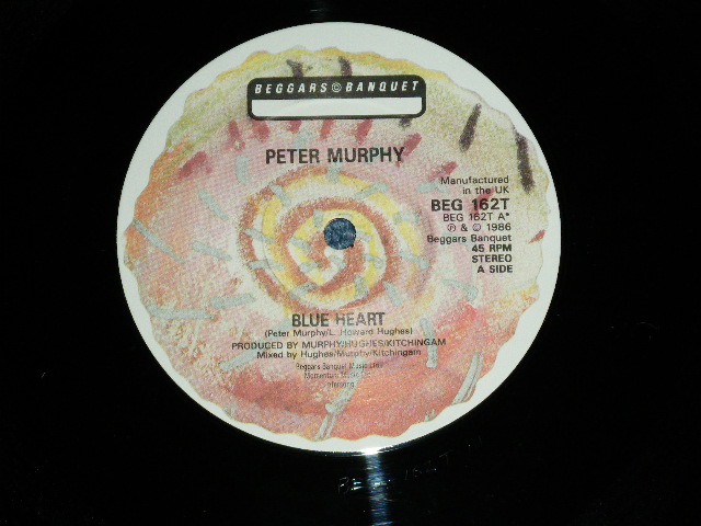 画像: PETER MURPHY of BAUHAUSE - BLUE HEART  ( Ex++/MINT- )  / 1986  UK ENGLAND   ORIGINAL Used LP