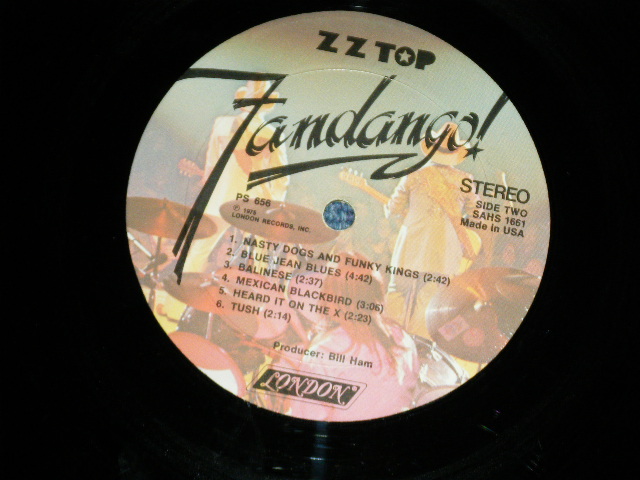 画像: ZZ TOP -  FANDANGO  (Ex/Ex+++ B-1:Ex)  / 1975 US AMERICA ORIGINAL Used LP