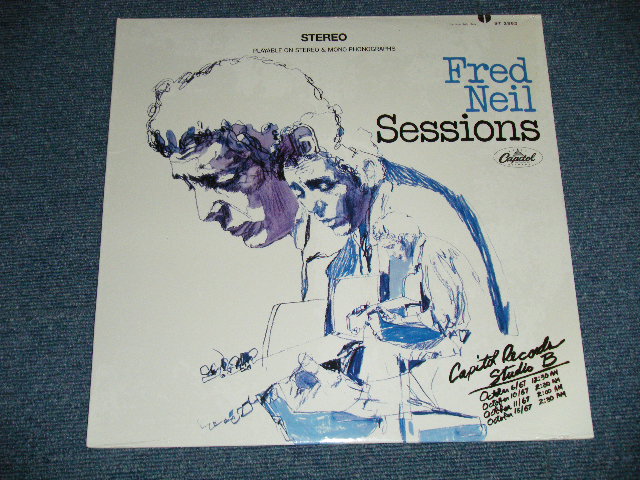 画像1: FRED NEIL - SESSIONS  (SEALED) /   US AMERICA REISSUE "BRAND NEW SEALED" LP