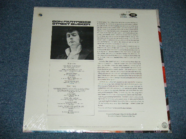 画像: DON PARTRIDGE  - STREET BUSKER ( SEALED)  / 1969 US AMERICA  ORIGINAL   "BRAND NEW SEALED" LP