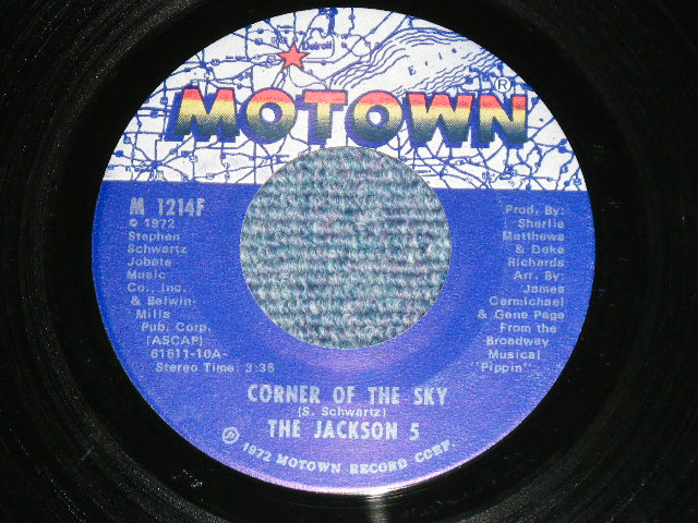 画像: JACKSON 5 FIVE - CORNER OF THE SKY : TP KNOW  ( Ex++/Ex++ )   / 1972  US AMERICA ORIGINAL Used  7" Single 