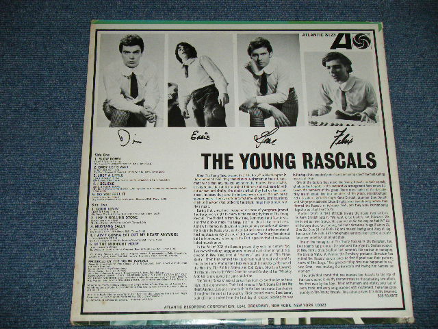 画像: THE YOUNG RASCALS -THE YOUNG RASCALS (Matrix # A-12359-AA  LW AT △9085 / A-12360-AA  LW AT △9085-x ) ( Ex/Ex++ Looks:Ex+ ) / 1966 US AMERICA ORIGINAL "RED & PLUM(PURPLE)  LABEL"  MONO Used   LP 