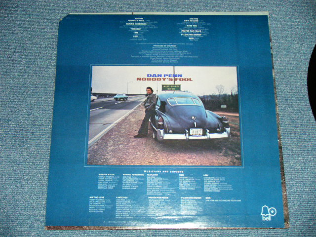 画像: DAN PENN - NOBODY 'S FOOL ( Ex+++/Ex+++) / 1973 US ORIGINAL   Used   LP 