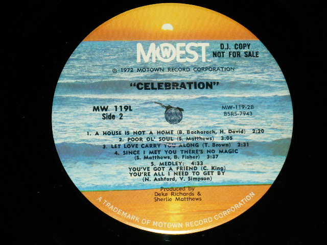 画像: CELEBRATION - CELEBRATION  (Ex++/MINT-) / 1972 US AMERICA  ORIGINAL Used 