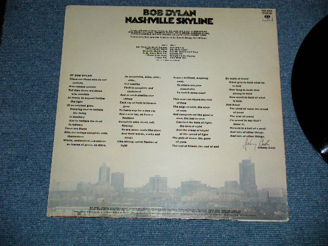 画像: BOB DYLAN - NASHVILLE SKYLINE ( Matrix Number : 1H/1H)( Ex/Ex+) )   / 1969 US AMERICA  ORIGINAL 1st PRESS "360 SOUND Label" STEREO LP 