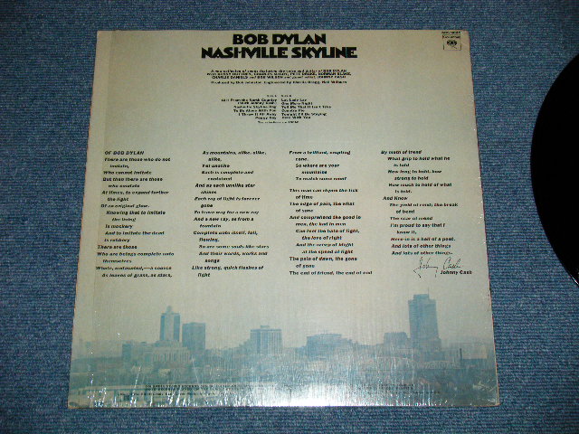 画像: BOB DYLAN - NASHVILLE SKYLINE ( Matrix Number : 1F/1G)( Ex+++/MINT-)   / 1969 US AMERICA  ORIGINAL 1st PRESS "360 SOUND Label" STEREO LP