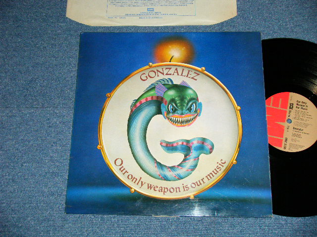画像1: GONZALEZ - OUR ONLY WEAPON IS OUR MUSIC ( Ex++/MINT-)  / 1975 UK ENGLAND  ORIGINAL  Used  LP 