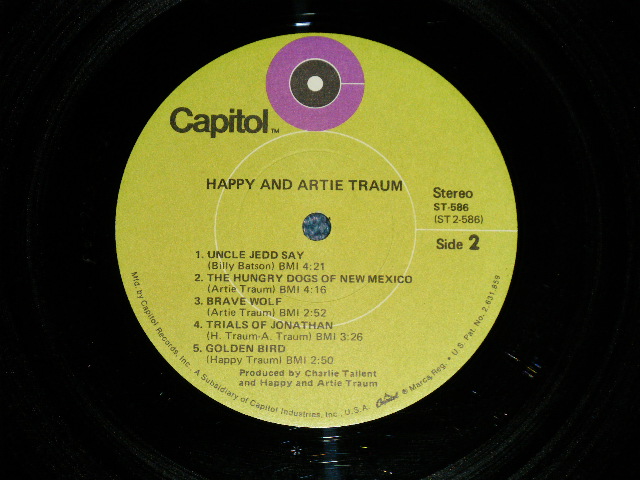 画像: HAPPY & ARTIE  TRAUM - HAPPY & ARTIE  TRAUM With SONH SHEET ( Ex-/Ex+++ )   / 1970  US AMERICA ORIGINAL  Used  LP