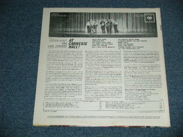 画像: FLATT & SCRUGGS ( LESTER & EARL )    - AT CARNEGIE HALL!   ( Ex++/Ex++  )  / 1963  US AMERICA ORIGINAL "360 SOUND Label" MONO Used LP 
