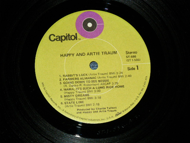 画像: HAPPY & ARTIE  TRAUM - HAPPY & ARTIE  TRAUM With SONH SHEET ( Ex-/Ex+++ )   / 1970  US AMERICA ORIGINAL  Used  LP